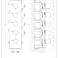 GESSI316 WELLNESS 43107+54518 rysunek techniczny