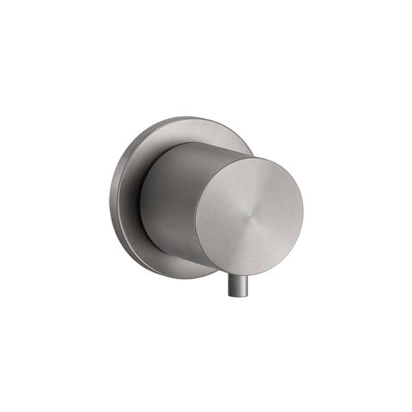 Gessi GESSI316 WELLNESS 43283 54564 Zawor odcinajacy do zaworu termostatycznego high capacity z przylacza 3 4 wiele kolorow 239 Stal szczotkowana 707 Czarny metal szczotkowany PVD 708 Miedź szczotkowana PVD 726 Ciepła stal PVD