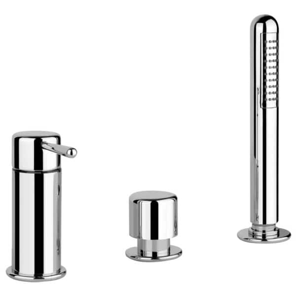 Gessi GOCCIA 33638 Bateria wannowa 3 otworowa z przelacznikiem przylacza 1 2 waz prysznicowy 15 m wyciagana sluchawka prysznicowa wiele kolorow 031 Chrom 124 Czarny metal GHRC 125 Miedź szczotkowana GHRC 147 Szczotkowany chrom 279 Biały CN 299 Czarny XL 126 Czarny Metal szczotkowany GHRC 123 Miedź GHRC
