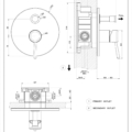 GOCCIA 44673+44678 rysunek techniczny