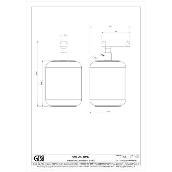 Gessi-GOCCIA-ACCESSORIES-38037-Dozownik-do-mydla-biale-szklo-GRES-wiele-kolorow-rys-techniczny.jpg GOCCIA ACCESSORIES 38037 rysunek techniczny