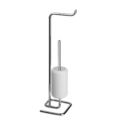 Gessi GOCCIA ACCESSORIES 38067 Zestaw z uchwytem na papier toaletowy i uchwytem na szczotke WC w kolorze bialy GRES wiele kolorow 031 Chrom 079 Biały CN 099 Czarny XL 124 Czarny metal GHRC 125 Miedź szczotkowana GHRC 147 Szczotkowany chrom 126 Czarny Metal szczotkowany GHRC 123 Miedź GHRC