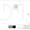 GOCCIA ACCESSORIES 38109 rysunek techniczny