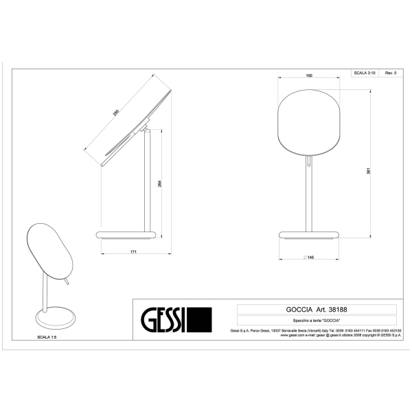 Gessi-GOCCIA-ACCESSORIES-38188-Regulowane-lusterko-stojace-wiele-kolorow-rys-techniczny.jpg GOCCIA ACCESSORIES 38188 rysunek techniczny