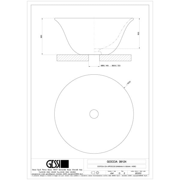 Gessi-GOCCIA-WASHBASINS-39124-Umywalka-nablatowa-sr400-mm-wysokosc-185-mm-w-kolorze-czarnym-GRES-wiele-kolorow-rys-techniczny.jpg GOCCIA WASHBASINS 39124 rysunek techniczny