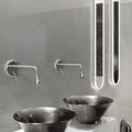 Gessi GOCCIA WASHBASINS 39125 Umywalka nablatowa sr400 mm wysokosc 185 mm blyszczaca platyna GRES wiele kolorow 519 Gres
