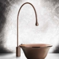 Gessi GOCCIA WASHBASINS 39126 Umywalka nablatowa sr400 mm wysokosc 185 mm miedz wiele kolorow 519 Gres