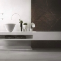 Gessi GOCCIA WASHBASINS 39133 Umywalka nablatowa okragla sr500 mm wysokosc 300 mm w kolorze bialym GRES wiele kolorow 519 Gres