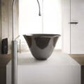 Gessi GOCCIA WASHBASINS 39135 Umywalka nablatowa sr500 mm wysokosc 300 mm blyszczaca platyna GRES wiele kolorow 519 Gres