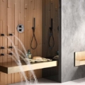 Gessi GOCCIA WELLNESS 33775 Dysza do hydromasazu z regulacja wiele kolorow 031 Chrom 124 Czarny metal GHRC 125 Miedź szczotkowana GHRC 147 Szczotkowany chrom 079 Biały CN 299 Czarny XL