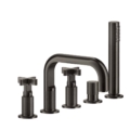 Gessi INCISO 58140 Bateria wannowa 5 otworowa z wylewka i przelacznikiem waz prysznicowy 15m wyciagana sluchawka prysznicowa anticalc wiele kolorow 031 Chrom 149 Finox 246 Złoty PVD 299 Czarny XL 706 Czarny Metal PVD 030 Miedź PVD 707 Czarny metal szczotkowany PVD 713 Antyczny mosiądz 708 Miedź szczotkowana PVD 727 Mosiądz szczotkowany PVD 187 Postarzany brąz