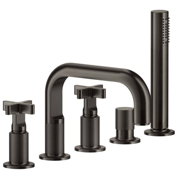 Gessi-INCISO-58140-Bateria-wannowa-5-otworowa-z-wylewka-i-przelacznikiem-waz-prysznicowy-15m-wyciagana-sluchawka-prysznicowa-anticalc-wiele-kolorow.jpg Gessi INCISO 58140 Bateria wannowa 5 otworowa z wylewka i przelacznikiem waz prysznicowy 15m wyciagana sluchawka prysznicowa anticalc wiele kolorow 031 Chrom 149 Finox 246 Złoty PVD 299 Czarny XL 706 Czarny Metal PVD 030 Miedź PVD 707 Czarny metal szczotkowany PVD 713 Antyczny mosiądz 708 Miedź szczotkowana PVD 727 Mosiądz szczotkowany PVD 187 Postarzany brąz