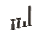 Gessi INCISO 58143 Bateria wannowa 4 otworowa z przelacznikiem przylacza 1 2 waz prysznicowy 15 m wyciagana sluchawka prysznicowa wiele kolorow 031 Chrom 149 Finox 246 Złoty PVD 299 Czarny XL 706 Czarny Metal PVD 030 Miedź PVD 707 Czarny metal szczotkowany PVD 713 Antyczny mosiądz 708 Miedź szczotkowana PVD 727 Mosiądz szczotkowany PVD 187 Postarzany brąz