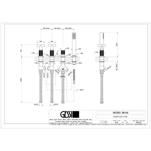 Gessi-INCISO-58143-Bateria-wannowa-4-otworowa-z-przelacznikiem-przylacza-1-2-waz-prysznicowy-15-m-wyciagana-sluchawka-prysznicowa-wiele-kolorow-rys-techniczny.jpg INCISO 58143 rysunek techniczny