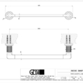 INCISO ACCESSORIES 58497 rysunek techniczny