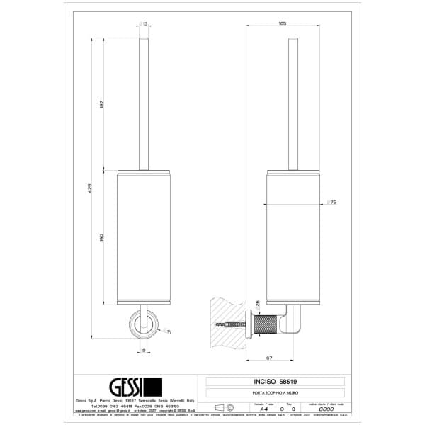 Gessi-INCISO-ACCESSORIES-58519-Szczotka-WC-z-uchwytem-sciennym-wiele-kolorow-rys-techniczny.jpg INCISO ACCESSORIES 58519 rysunek techniczny