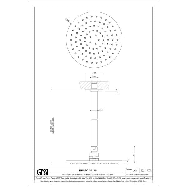 Gessi-INCISO-SHOWER-58150-Deszczownica-sufitowa-srednica-sr200-mm-z-regulacja-i-antilimestone-dlugosc-na-zadanie-105-max-1855-mm-przylacze-1-2-wiele-kolorow-rys-techniczny.jpg INCISO SHOWER 58150 rysunek techniczny