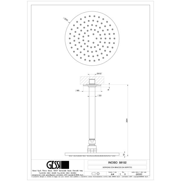 Gessi-INCISO-SHOWER-58152-Deszczownica-sufitowa-regulowana-z-antilimestone-srednica-sr200-mm-przylacze-1-2-wiele-kolorow-rys-techniczny.jpg INCISO SHOWER 58152 rysunek techniczny