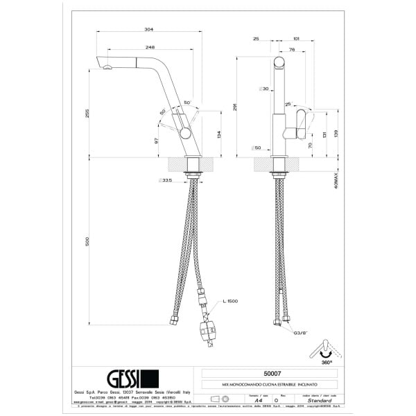 Gessi-INCLINE-50007-Bateria-kuchenna-z-obrotowa-i-wyciagana-wylewka-wiele-kolorow-rys-techniczny.jpg INCLINE 50007 rysunek techniczny