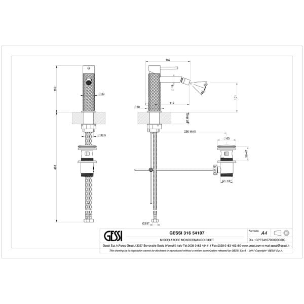 Gessi-INTRECCIO-54107-Bateria-bidetowa-z-korkiem-automatycznym-wiele-kolorow-rys-techniczny.jpg INTRECCIO 54107 rysunek techniczny
