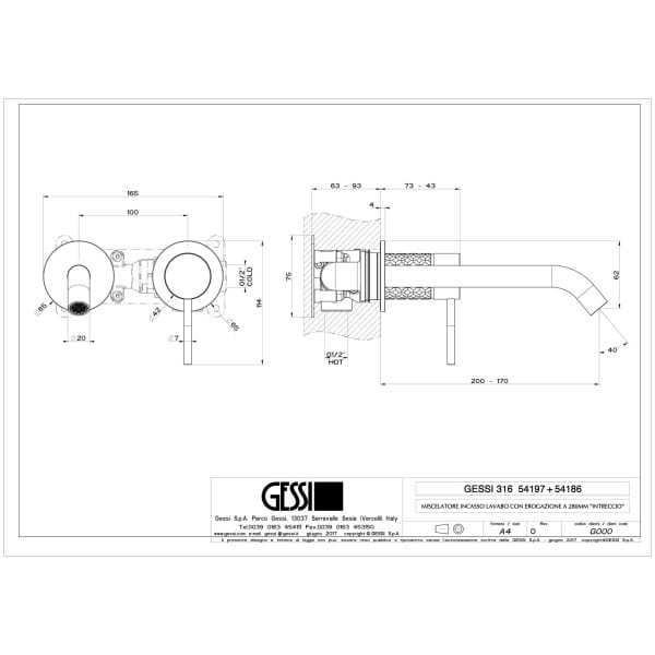 Gessi-INTRECCIO-54197-54186-Bateria-podtynkowa-z-wylewka-wiele-kolorow-rys-techniczny.jpg INTRECCIO 54197+54186 rysunek techniczny