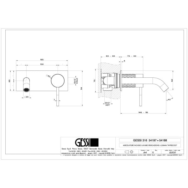 Gessi-INTRECCIO-54197-54188-Bateria-podtynkowa-z-wylewka-wiele-kolorow-rys-techniczny.jpg INTRECCIO 54197+54188 rysunek techniczny