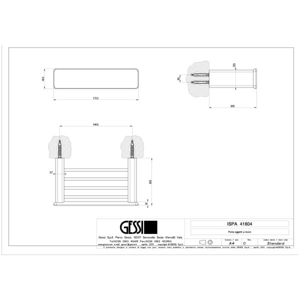 Gessi-ISPA-ACCESSORIES-41604-Uchwyt-scienny-wiele-kolorow-rys-techniczny.jpg ISPA ACCESSORIES 41604 rysunek techniczny