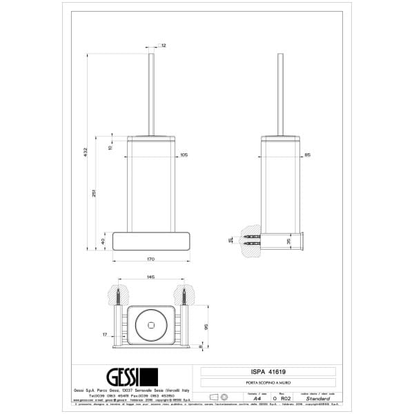 Gessi-ISPA-ACCESSORIES-41619-Szczotka-WC-z-uchwytem-sciennym-w-kolorze-bialym-wiele-kolorow-rys-techniczny.jpg ISPA ACCESSORIES 41619 rysunek techniczny