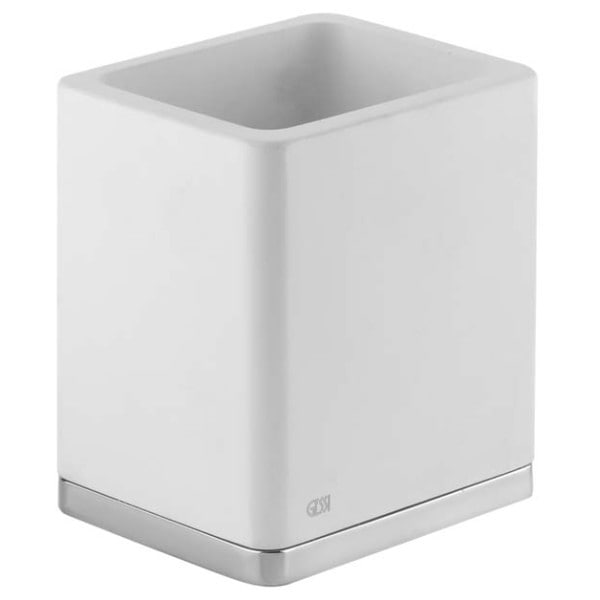 Gessi ISPA ACCESSORIES 41631 Kubek na szczoteczki w kolorze bialym wiele kolorow 031 Chrom