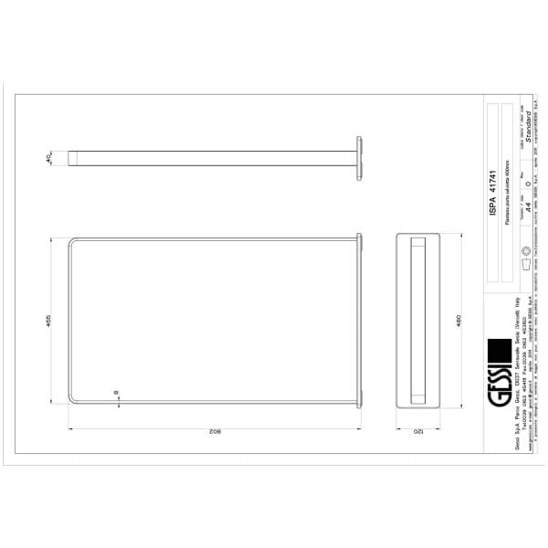 Gessi-ISPA-ACCESSORIES-41741-Wolnostojacy-wieszak-na-reczniki-wiele-kolorow-rys-techniczny.jpg ISPA ACCESSORIES 41741 rysunek techniczny