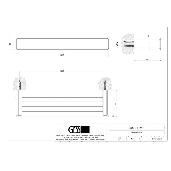 Gessi-ISPA-ACCESSORIES-41747-Polka-30-cm-wiele-kolorow-rys-techniczny.jpg ISPA ACCESSORIES 41747 rysunek techniczny