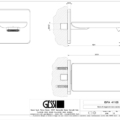 ISPA BATH 41105 rysunek techniczny