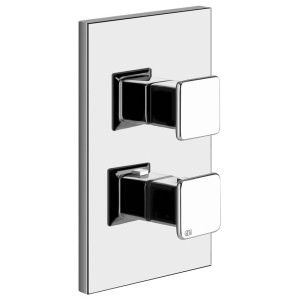 Gessi ISPA SHOWER 09269 41126 Bateria termostatyczna trojobiegowa z przylaczami 1 2 filtrami i przelacznikiem 3 obiegowym z glowica ceramiczna wiele kolorow 031 Chrom
