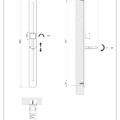ISPA SHOWER 41145 rysunek techniczny