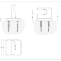 ISPA SHOWER 41157 rysunek techniczny