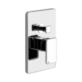 Gessi ISPA SHOWER 44673 44694 Bateria prysznicowo wannowa podtynkowa dwuobiegowa z przylaczami 1 2 filtrami z przelacznikiem wanna prysznic wiele kolorow 031 Chrom
