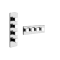 Gessi ISPA WELLNESS 43105 41506 Bateria termostatyczna podtynkowa 3 obiegowa high capacity przylacza 3 4 wiele kolorow 031 Chrom