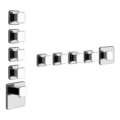 Gessi ISPA WELLNESS 43107 41538 Bateria termostatyczna podtynkowa 4 obiegowa high capacity przylacza 3 4 wiele kolorow 031 Chrom