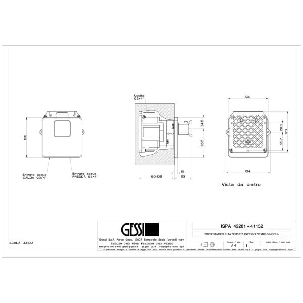 Gessi-ISPA-WELLNESS-43281-41152-Bateria-termostatyczna-podtynkowa-high-capacity-przylacza-3-4--wiele-kolorow-rys-techniczny.jpg ISPA WELLNESS 43281+41152 rysunek techniczny