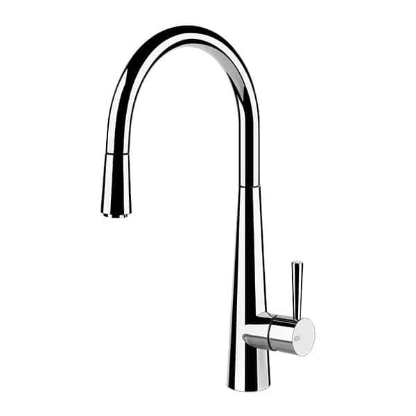 Gessi JUST 20577 Bateria kuchenna z wyciagana obrotowa wylewka 170 ° wiele kolorow 031 Chrom 149 Finox