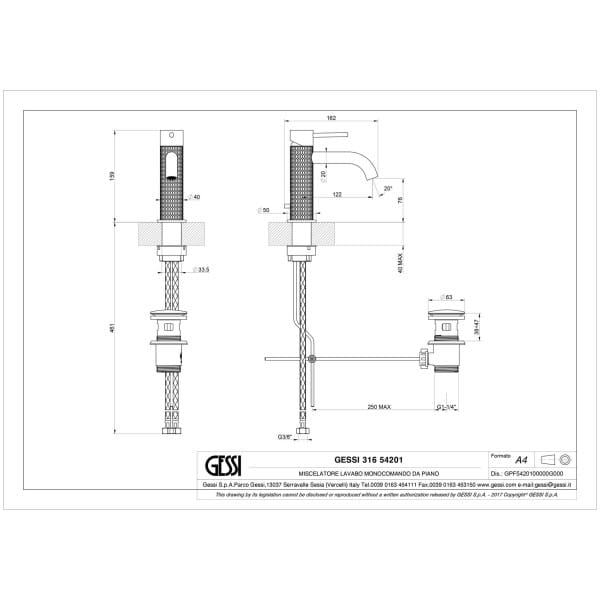 Gessi-MECCANICA-54201-Bateria-umywalkowa-z-korkiem-automatycznym-wiele-kolorow-rys-techniczny.jpg MECCANICA 54201 rysunek techniczny