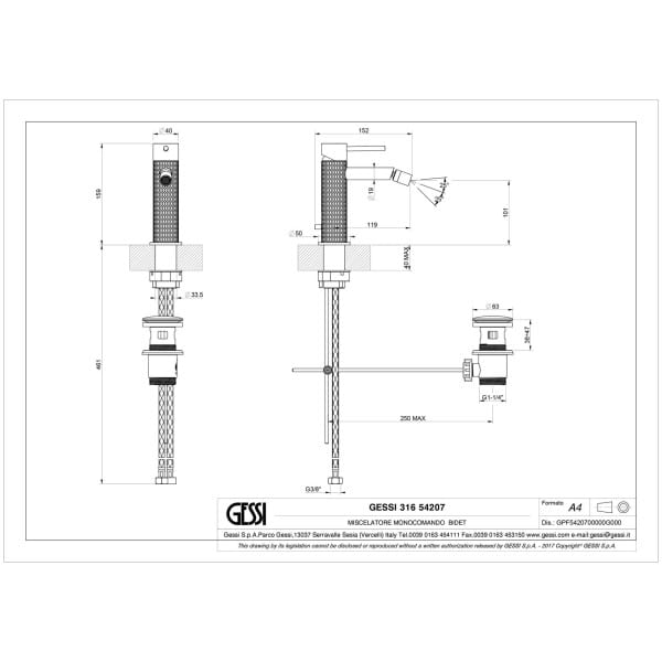 Gessi-MECCANICA-54207-Bateria-bidetowa-z-korkiem-automatycznym-wiele-kolorow-rys-techniczny.jpg MECCANICA 54207 rysunek techniczny