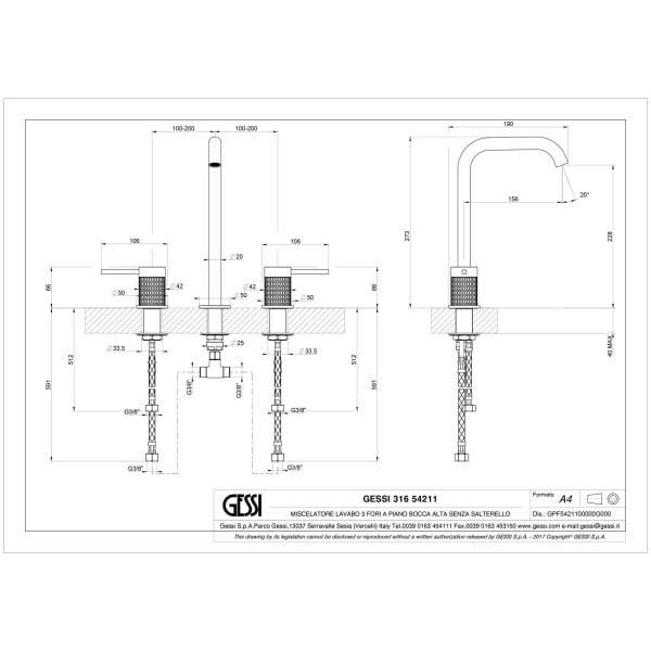 Gessi-MECCANICA-54211-Bateria-umywalkowa-trzyotworowa-z-wylewka-wiele-kolorow-rys-techniczny.jpg MECCANICA 54211 rysunek techniczny