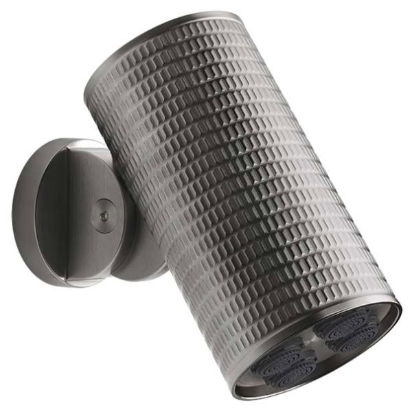 Gessi MECCANICA 57221 Deszczownica scienna regulowana z antilimestone przylacze 1 2 wiele kolorow 239 Stal szczotkowana 707 Czarny metal szczotkowany PVD 708 Miedź szczotkowana PVD 726 Ciepła stal PVD