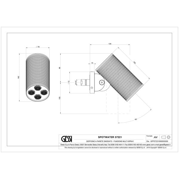 Gessi-MECCANICA-57221-Deszczownica-scienna-regulowana-z-antilimestone-przylacze-1-2-wiele-kolorow-rys-techniczny.jpg MECCANICA 57221 rysunek techniczny