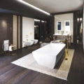 Gessi MIMI 46189 24977 Bateria wannowa wolnostojaca ze sluchawka prysznicowa wiele kolorow 031 Chrom 080 Złoty CCP 149 Finox