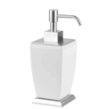 Gessi MIMI ACCESSORIES 33238 Stojacy dozownik mydla z bialej ceramiki wiele kolorow 031 Chrom 080 Złoty CCP 149 Finox