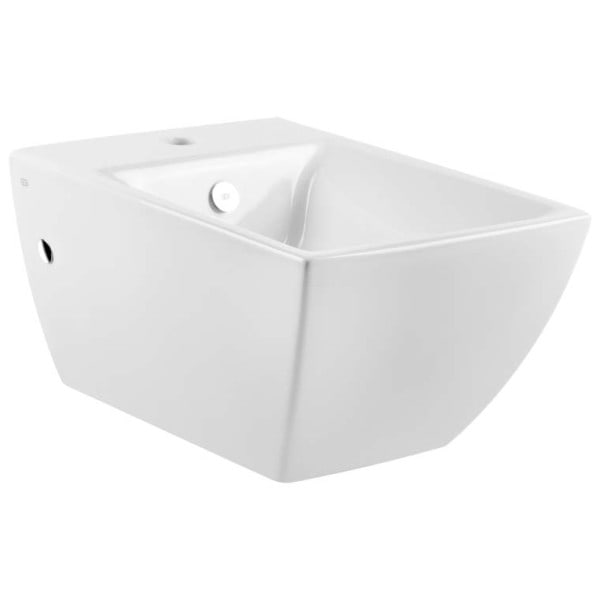 Gessi MIMI SANITARY 37515 Bidet scienny z ceramiki White Europe Ceramic z przelewem i centralnym otworem na baterie bidetowa wiele kolorow 518 Biały Europe Ceramic 531 532