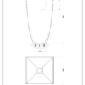 MIMI WASHBASINS 37501 rysunek techniczny