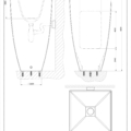 MIMI WASHBASINS 37502 rysunek techniczny